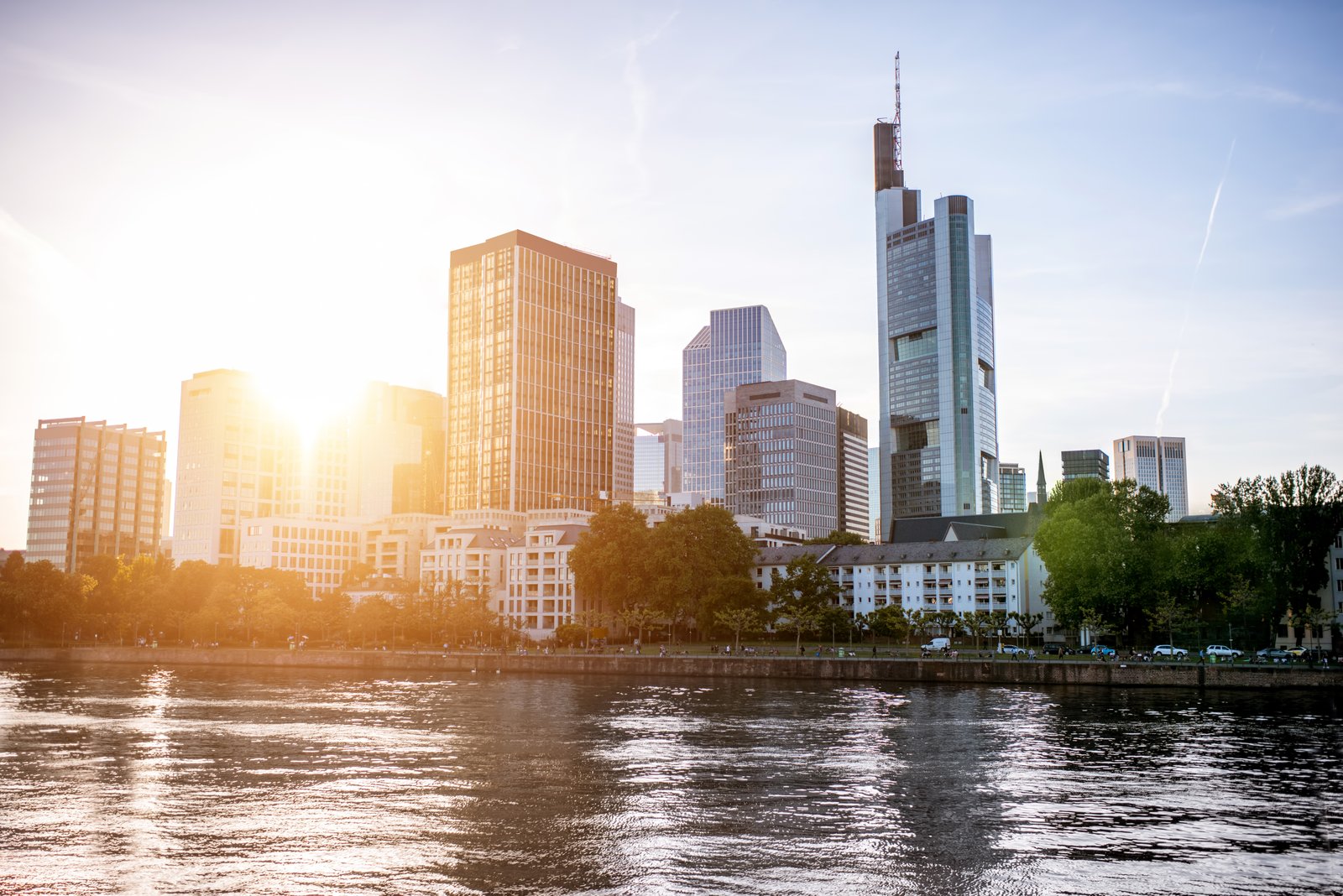 Frankfurter Skyline am Main