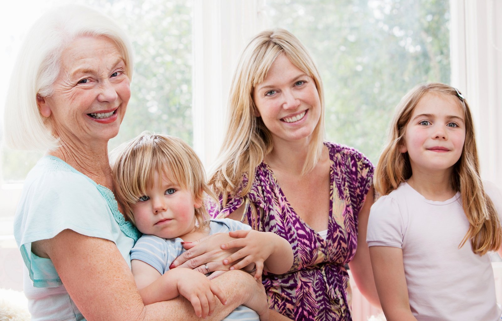Vier Generationen einer Familie